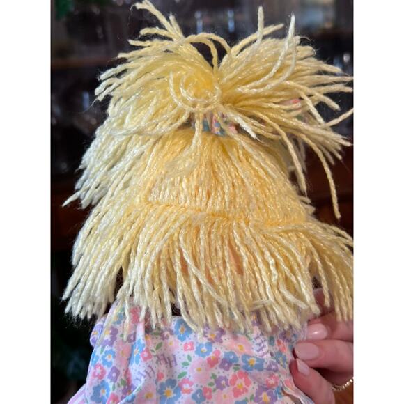 HOLLY HOBBIE Fancy Treat Rag Doll 1st Edition Plush Vtg Floral Mattel 1990 RARE - Picture 7 of 7